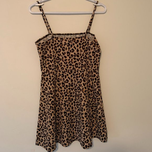 H&M Leopard Print Mini Dress - Picture 2 of 2